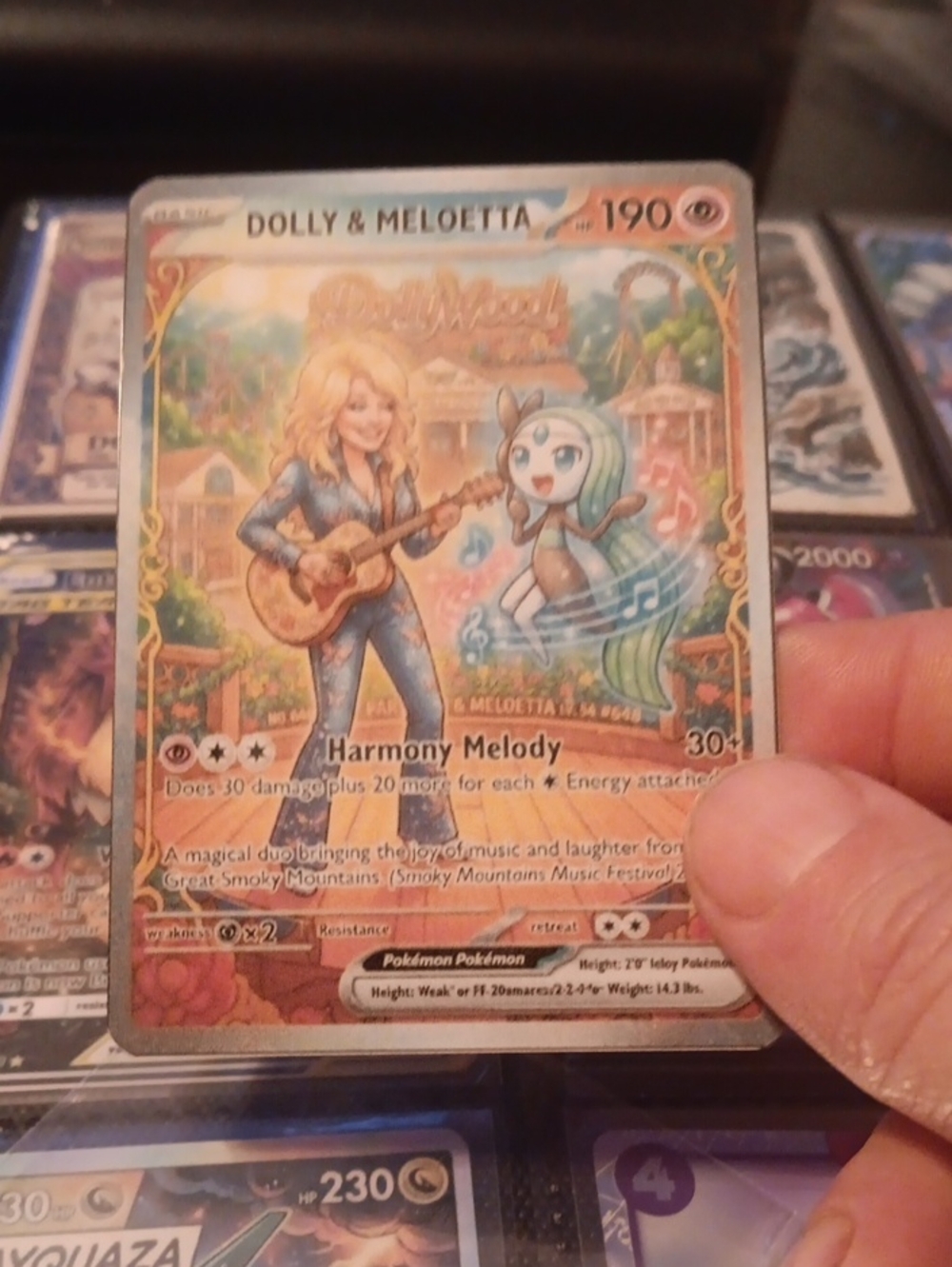 TCG: Dolly & Meloetta Full-Art Holo Card - Multicolor